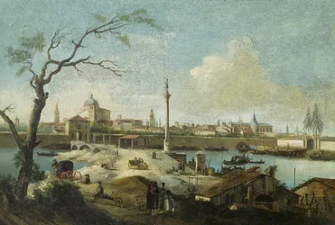 Capriccio mit der Ansicht von Padua
